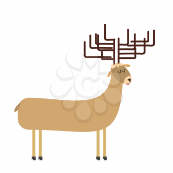 deer cartoon. Vector illustration