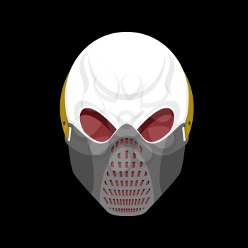 Skull protective mask. Hell defender. Terrible headache. skeleton head paintball helmet
