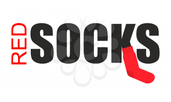 Red sock logo for production.
