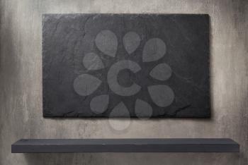 slate stone and grey wall background texture
