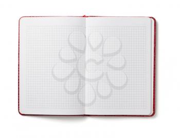 notebook isolated at white background