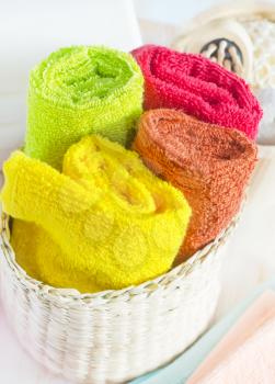 color towels