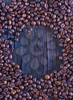 coffee background, copffee on the wooden table