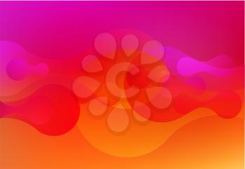 Colorful fluid background. Vector abstract minimalistic design. Eps10