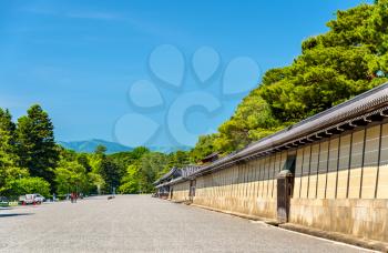 Wall of Kyoto-gosho Imperial Palace in Japan