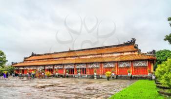 Pavilion at the Forbidden City in Hue. UNESCO world heritage in Vietnam