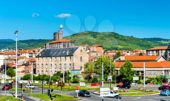 Cityscape of Clermont-Ferrand in the Puy-de-Dome department of France