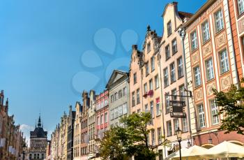 Buildings in the historic centre of Gdansk - Pomerania, Poland