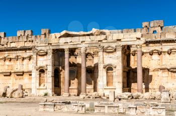 North portico of the Jupiter Temple at Baalbek in Lebanon