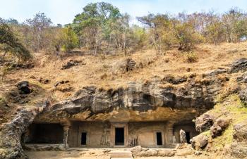 Cave no. 4 on Elephanta Island near Mumbai, India