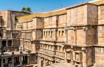 Rani ki vav, an intricately constructed stepwell in Patan. A UNESCO world heritage site in Gujarat, India