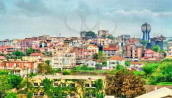 Skyline of Bordj El Kiffan, a suburb of Algiers in northern Algeria