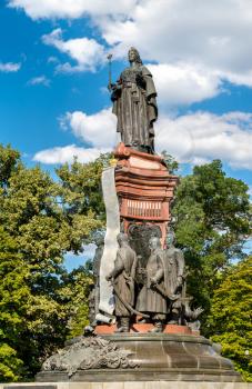 Monument of Empress Catherine II the Great in Krasnodar, Russian Federation