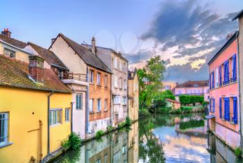 Sunset above the Blaise river - Centre-Val de Loire, France