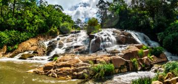 View of Cam Ly Waterfalls in Da Lat, Vietnam