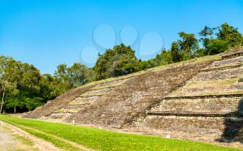 Pyramid at the El Tajin archeological site, UNESCO world heritage in Mexico