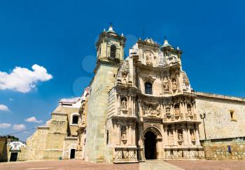 The Basilica of Our Lady of Solitude, a Roman Catholic church in Oaxaca de Juarez, Mexico