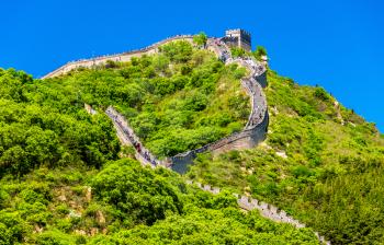 View of the Great Wall at Badaling - Beijing, China