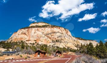 The East Entrance to Zion National Park - Utah, United States