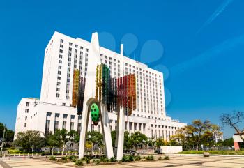 United States Court House in Los Angeles City, California