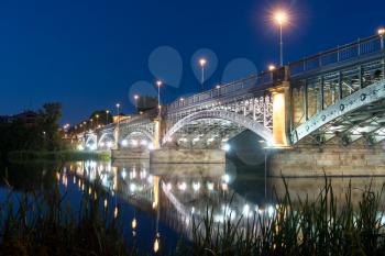 The Enrique Estevan bridge in Salamanca - Castile and Leon, Spain