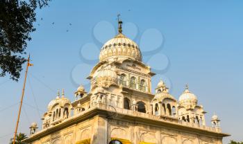 Gurdwara Dam Dama Sahib, a sikh temple near Humayun's Tomb in Delhi - India