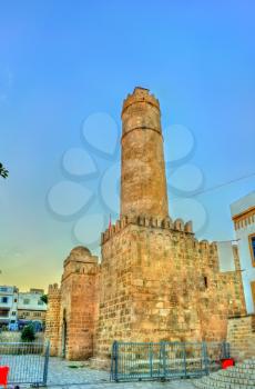 Ribat, a medieval citadel in Sousse. A UNESCO heritage site in Tunisia