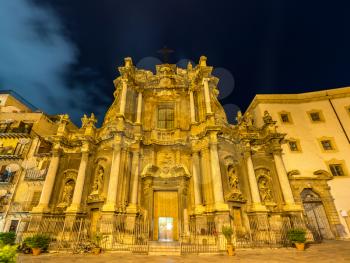 Sant'Anna la Misericordia, a Baroque Church in Palermo - Sicily, Italy