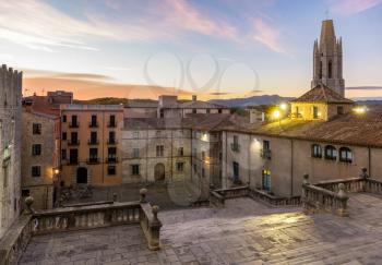 View from the Girona Cathedral - Catalonia, Spain