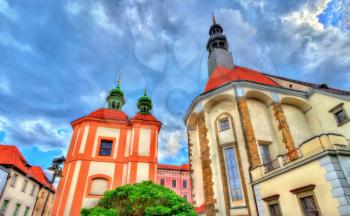 St. Nicholas Cathedral in Ceske Budejovice - Czech Republic