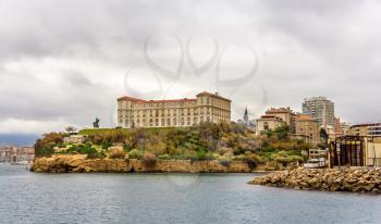 Palais du Pharo in Marseille as seen from the sea - France