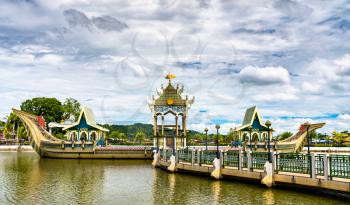 Royal Barge of Sultan Omar Ali Saifuddin Mosque in Bandar Seri Begawan, the capital of Brunei