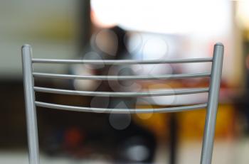 Chair in cafe bokeh background hd