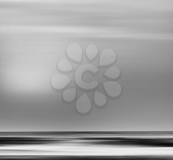 Black and white simple motion blur ocean background backdrop