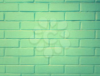 Green olive grunge brick wall texture background