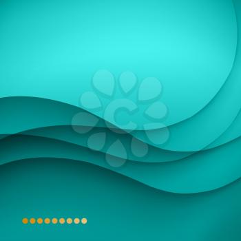 Abstract colorful blue vector background. EPS 10
