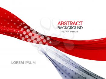 Vector Abstract color lines background. Template brochure design