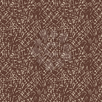 Hand drawn grunge seamless pattern. Vector abstract vintage seamless texture