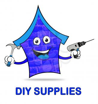Diy Supplies Representing Do It Yourself Renovation