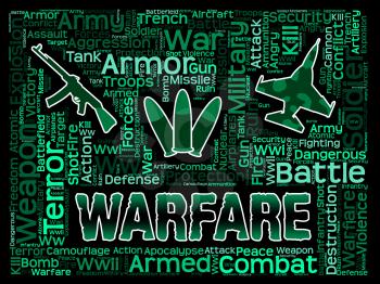 Warfare Words Indicating Military Action And Hostilities