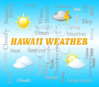 Hawaii Weather Showing Hawaiian Outlook And Forecast