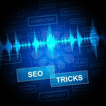 Seo Tricks Showing Search Engine And Seo