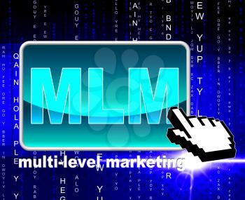 Multi Level Marketing Representing World Wide Web And Website