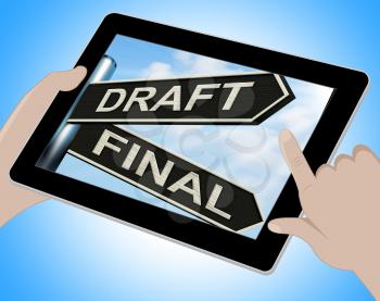 Draft Final Tablet Meaning Writing Rewriting And Editing