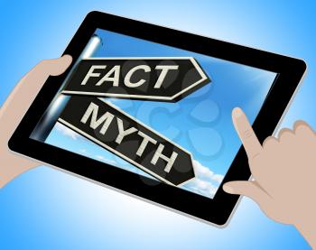 Fact Myth Tablet Meaning Correct Or Incorrect Information