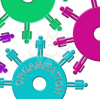 Organization Cogs Showing Gear Wheel And Structure