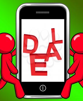Deal On Phone Displaying Agreement Deals Or Contract