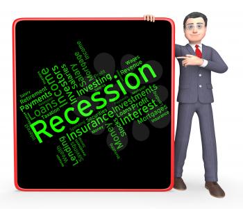 Recession Word Meaning Recessions Depressed And Depression 