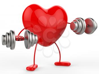 Fitness Weights Meaning Heart Shapes And Affection