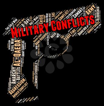 Military Conflicts Meaning Armed Forces And Encounter
